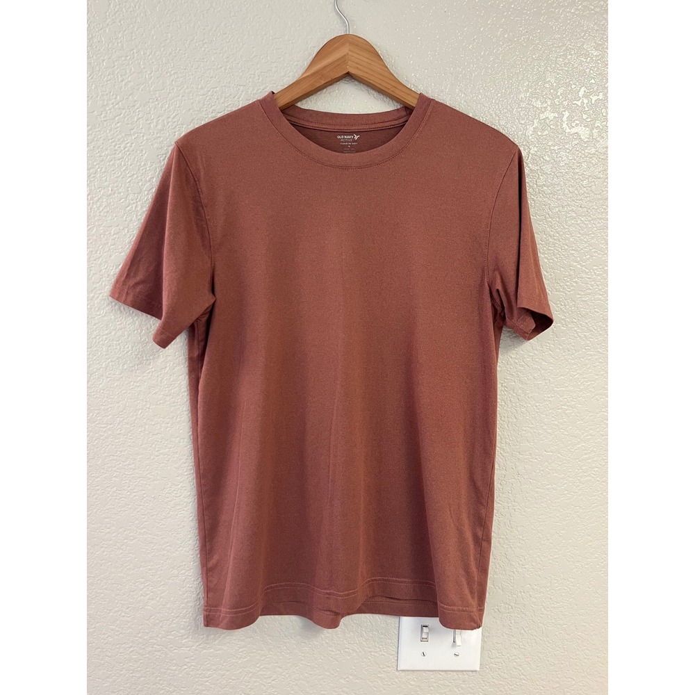 Old Navy Active Mens Cloud 94 Soft Go-Dry Cool T-Shirt Brick Red Small